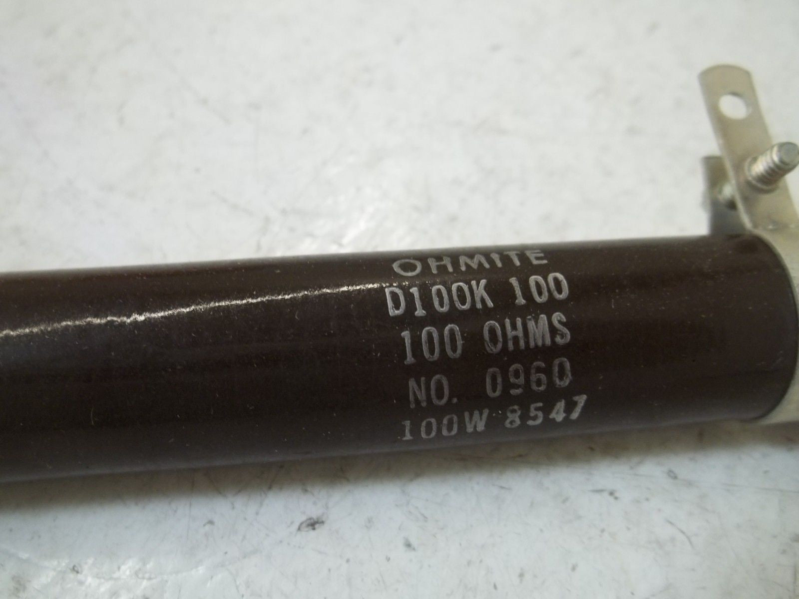 OHMITE D100K100 RESISTOR 100WATTS, 100 OHMS *NEW IN BOX*