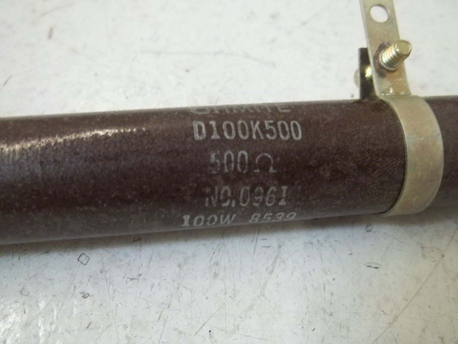 OHMITE D100K500 RESISTOR 500 OHMS *NEW IN BOX*