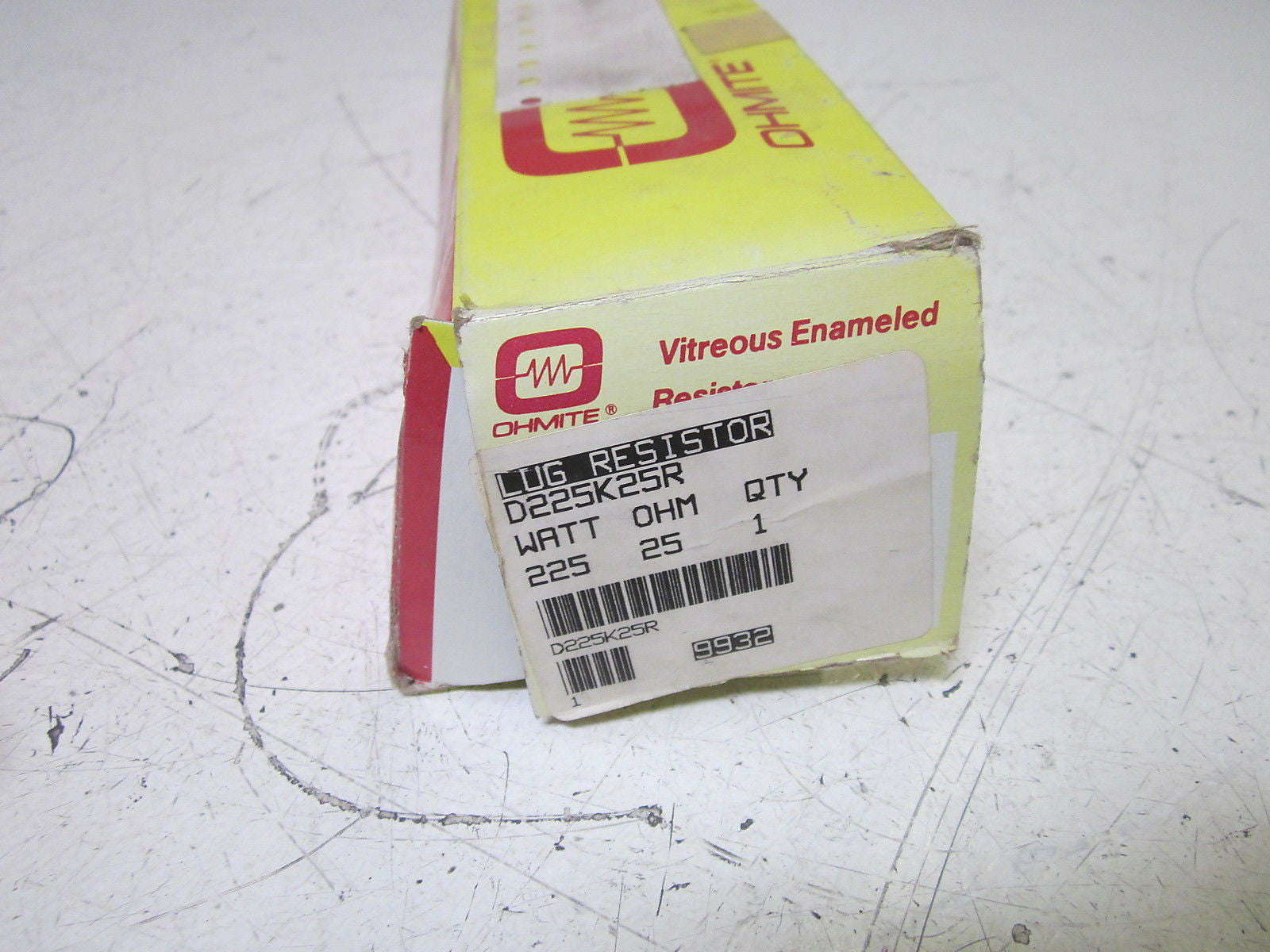 OHMITE D22SK25R RESISTOR *NEW IN BOX*
