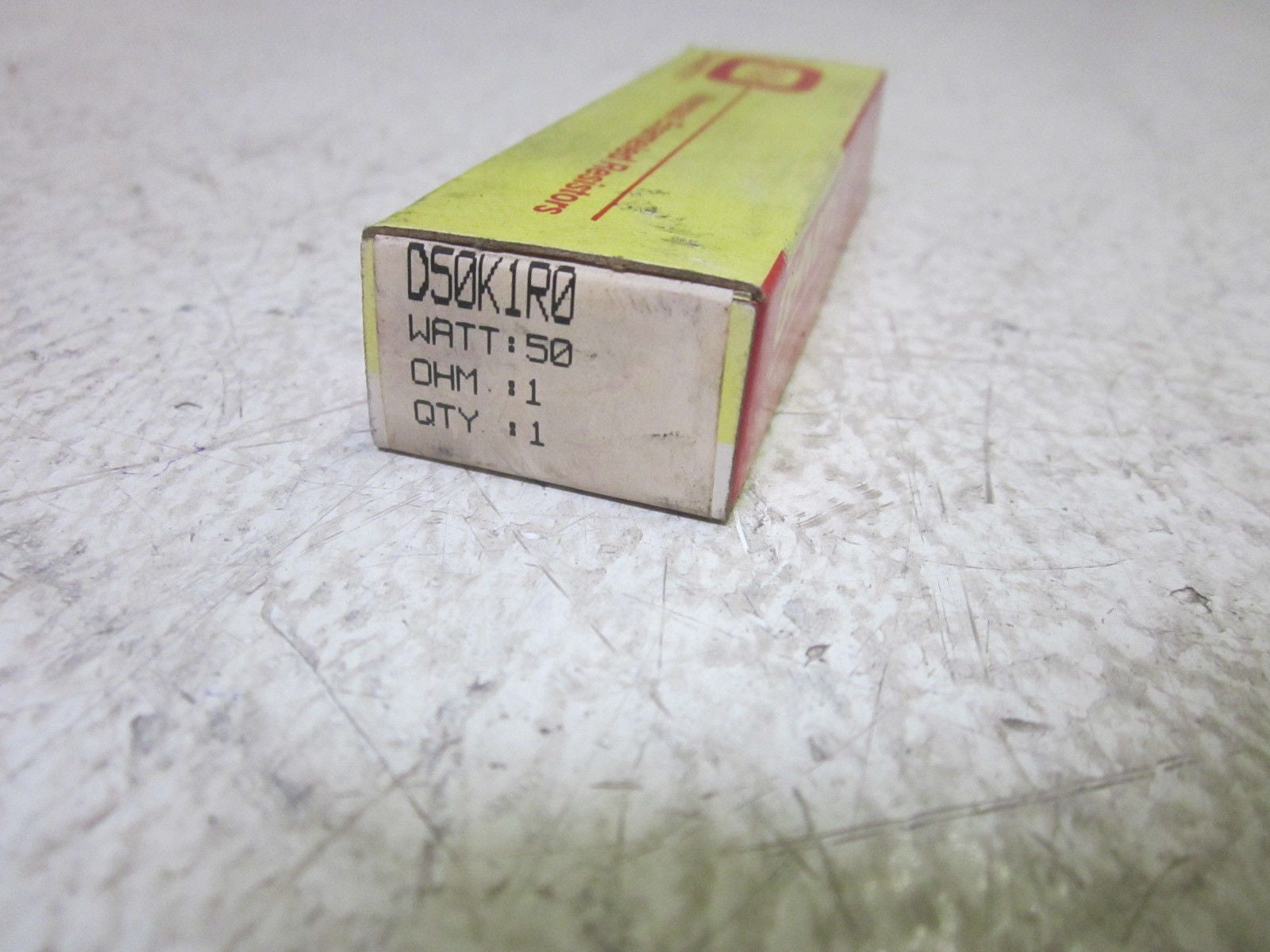 OHMITE D50K1R0 1 OHM 50W RESISTOR *NEW IN BOX*