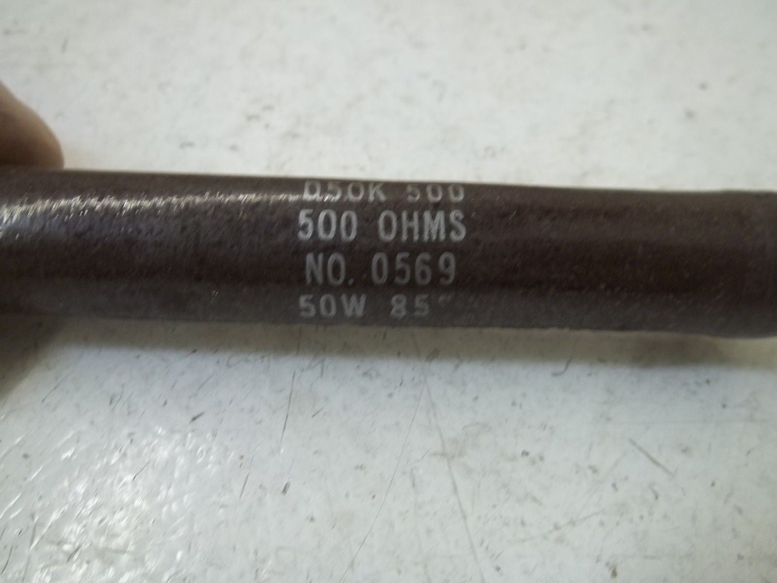 OHMITE D50K500 RESISTOR 50WATTS, 500 OHMS *NEW IN BOX*