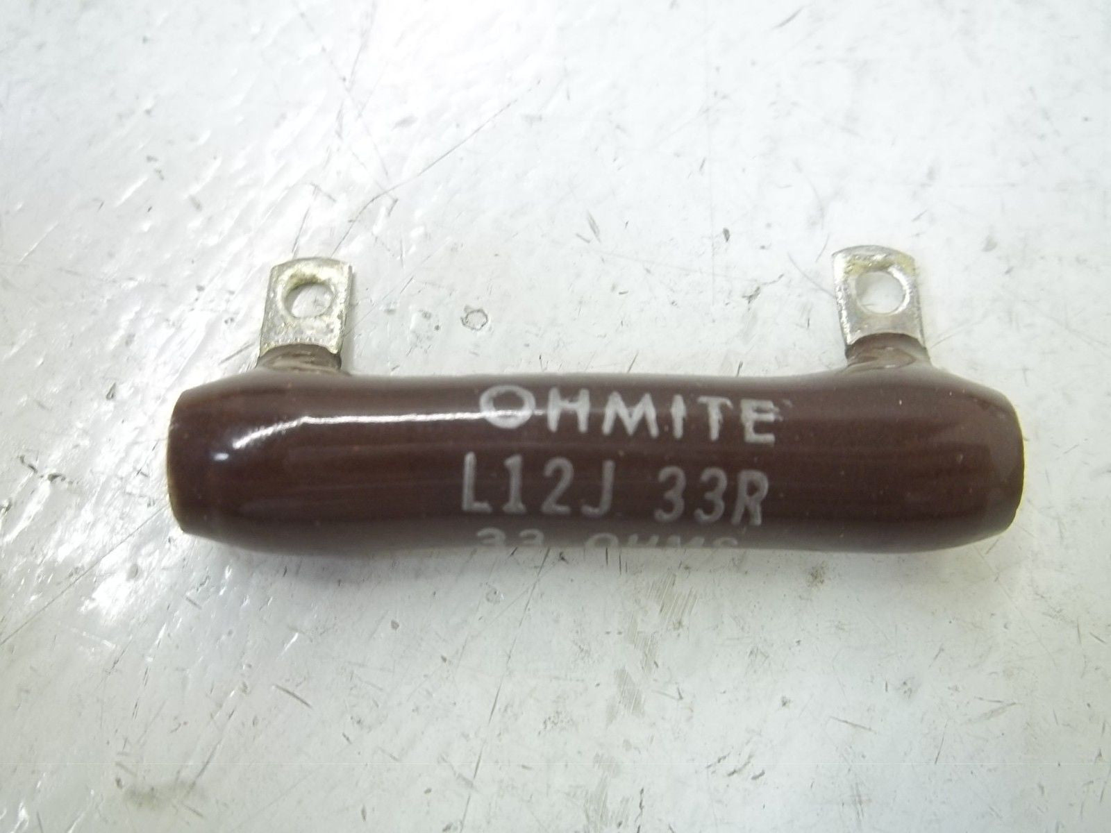 OHMITE L12J33R RESISTOR 12WATTS, 33 OHMS *NEW IN BOX*