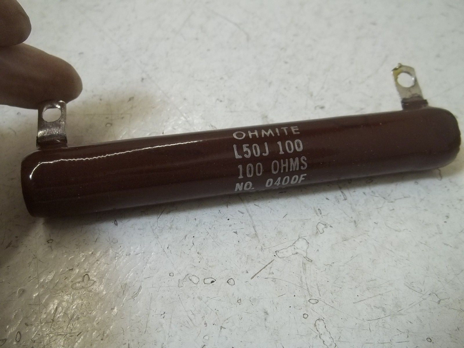 OHMITE L50J100 RESISTOR 50WATTS, 100 OHMS *NEW IN BOX*