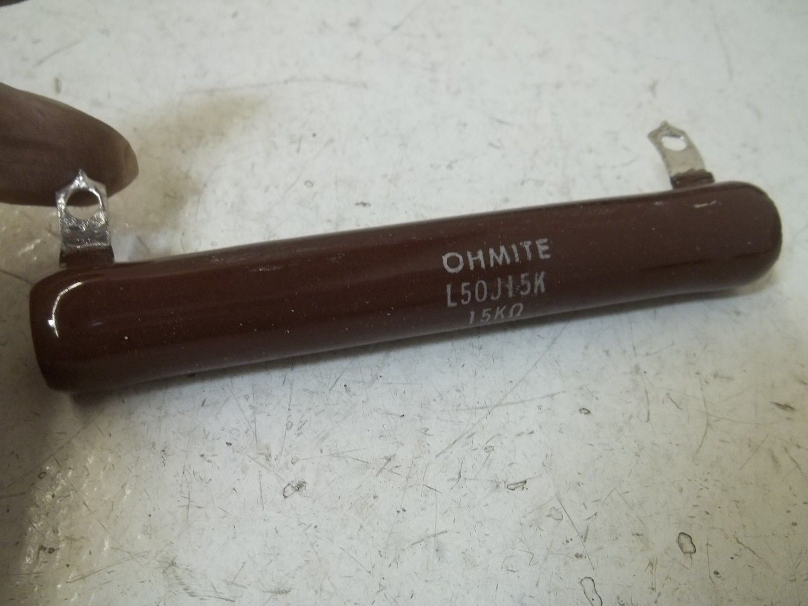 OHMITE L50J15K RESISTOR 50WATTS, 15K OHMS *NEW IN BOX*