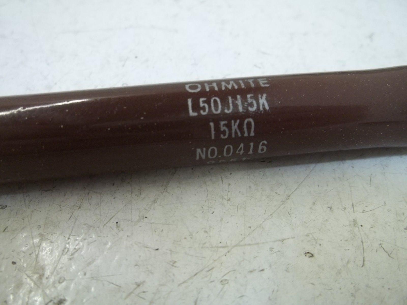 OHMITE L50J15K RESISTOR 50WATTS, 15K OHMS *NEW IN BOX*