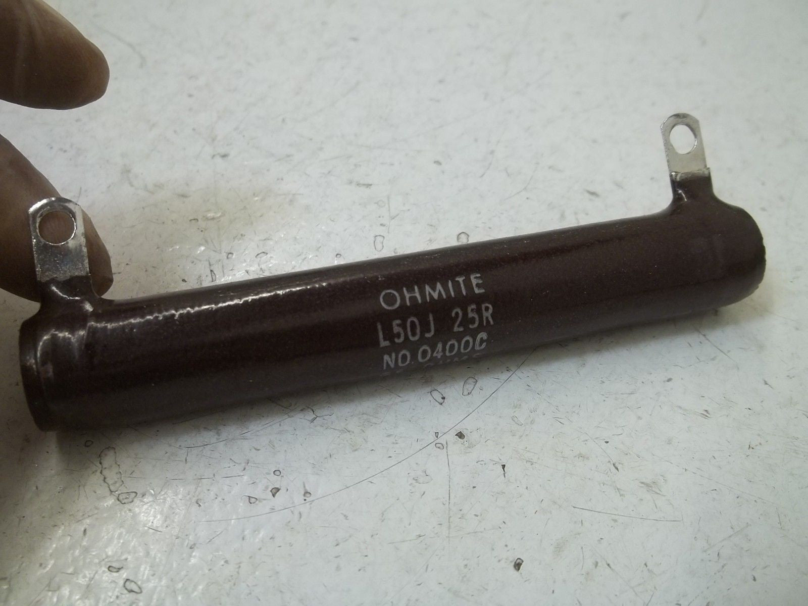 OHMITE L50J25R RESISTOR 50WATTS, 25 OHMS *NEW IN BOX*