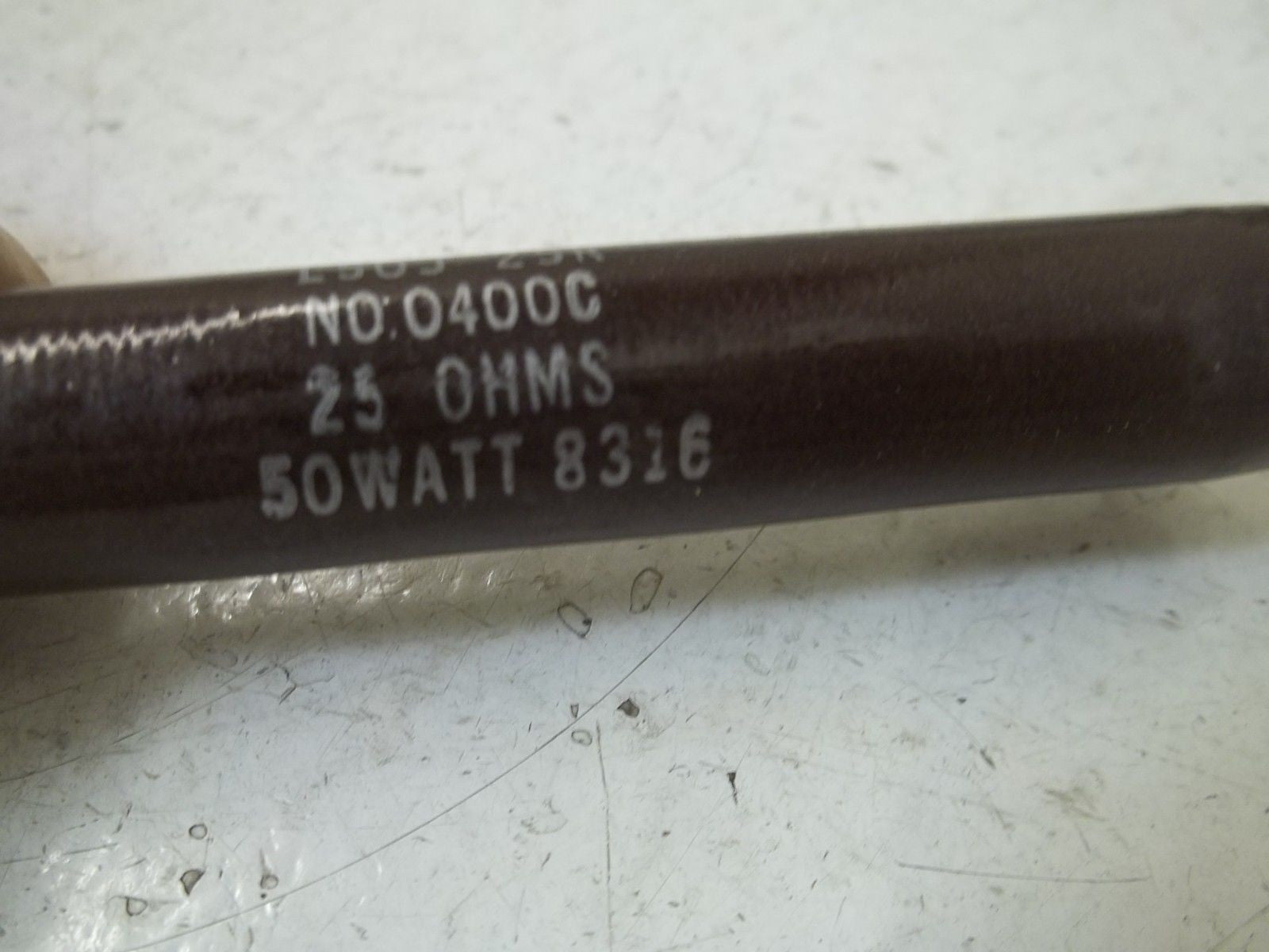 OHMITE L50J25R RESISTOR 50WATTS, 25 OHMS *NEW IN BOX*