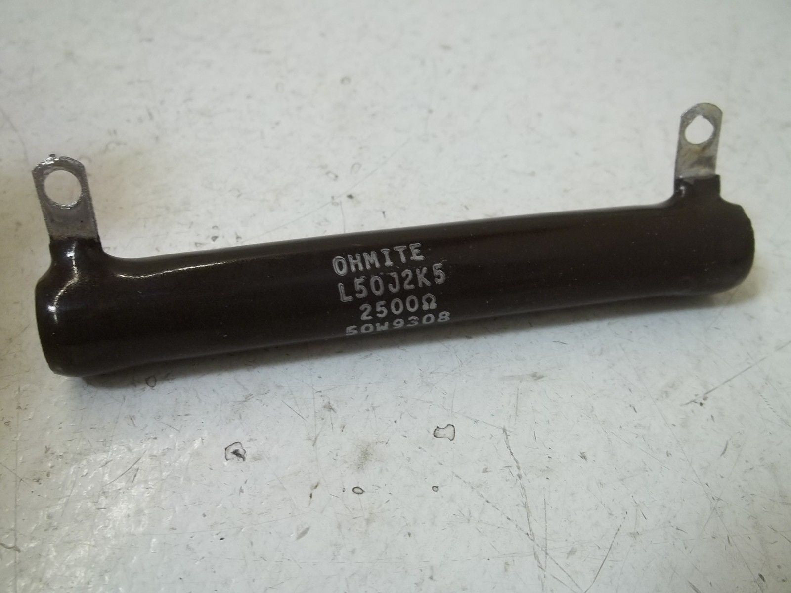 OHMITE L50J2K5 RESISTOR 50WATTS, 2500 OHMS *NEW IN BOX*
