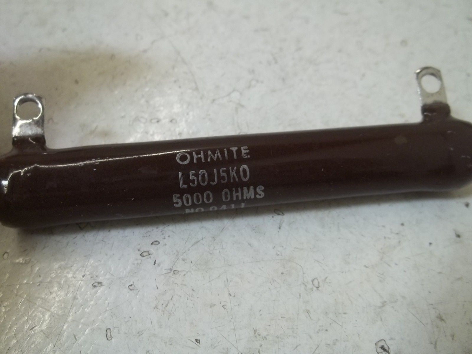 OHMITE L50J5K0 RESISTOR 50WATTS *NEW IN BOX*