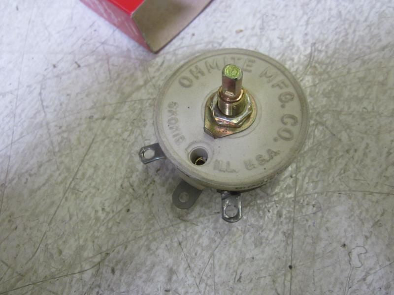 OHMITE RJ525K 1000 OHM RHEOSTAT *NEW IN BOX*