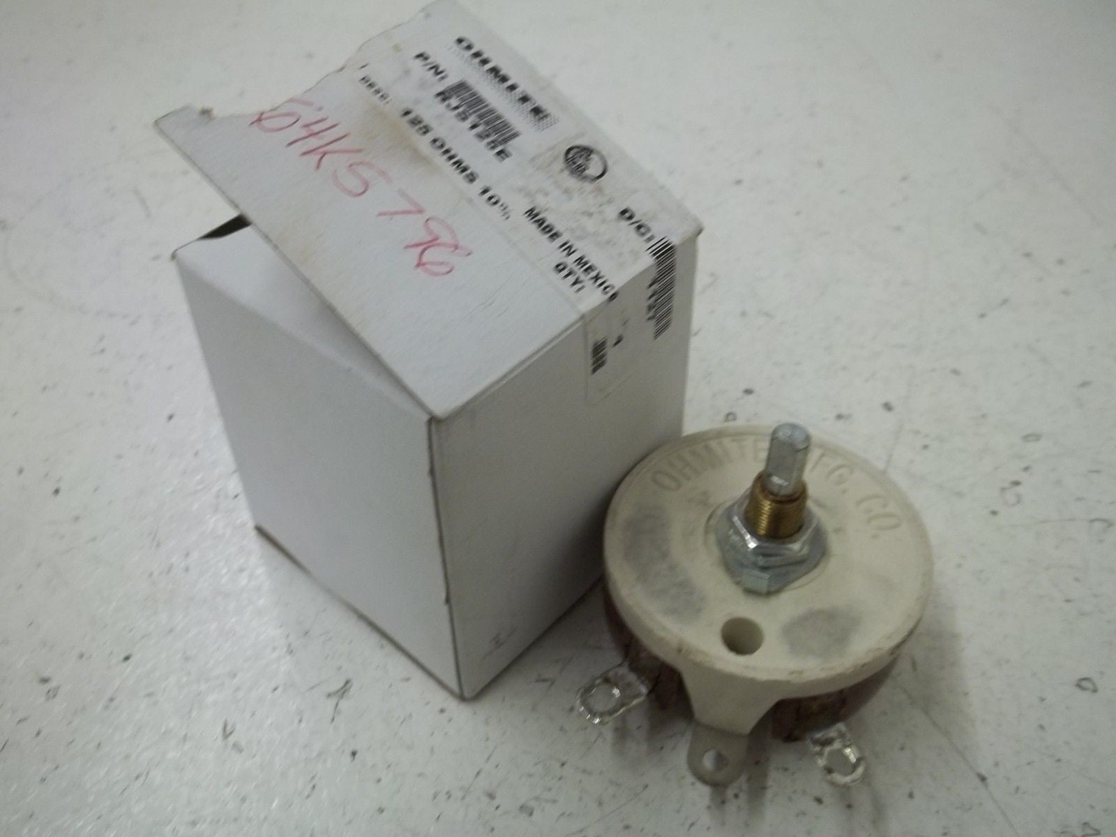 OHMITE RJS125E RESISTOR *NEW IN BOX