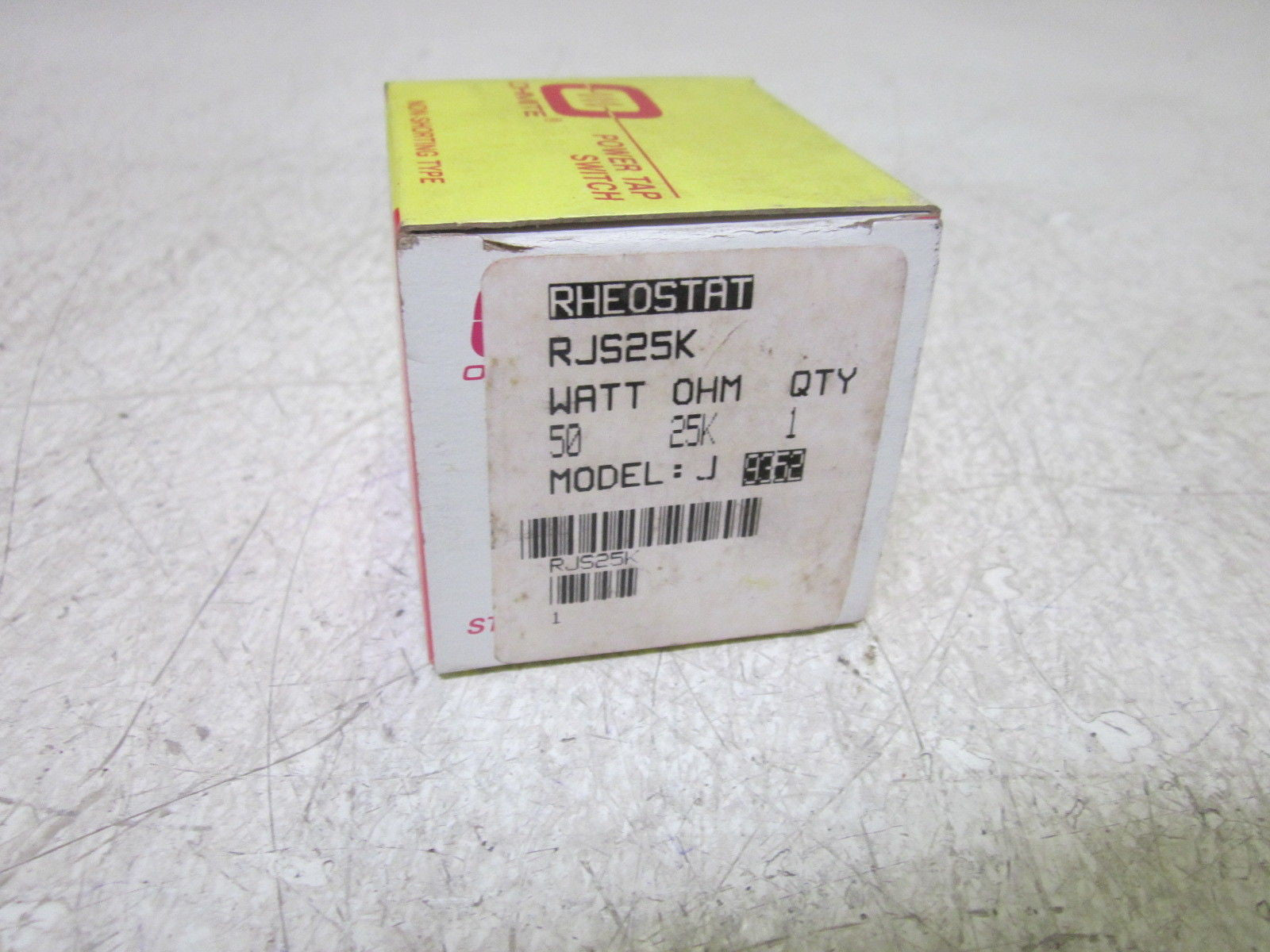 OHMITE RJS25K 25K OHMS 50W MODEL J RHEOSTAT  *NEW IN BOX*