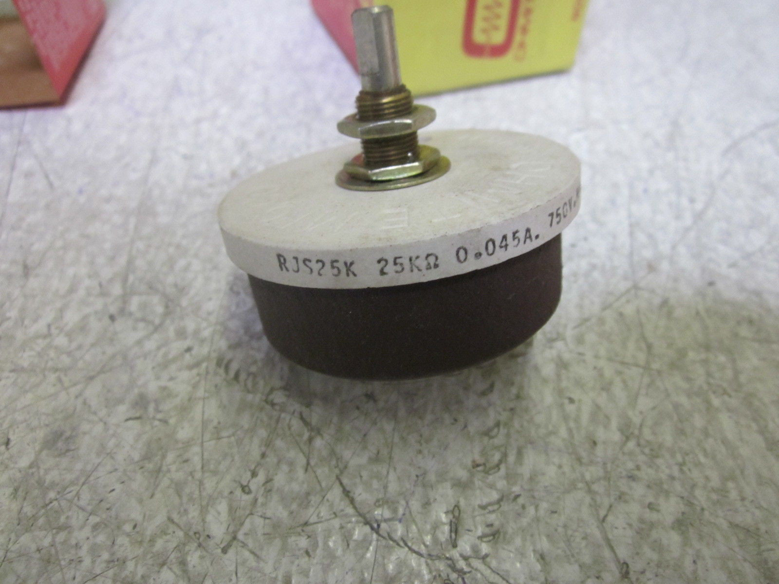 OHMITE RJS25K 25K OHMS 50W MODEL J RHEOSTAT  *NEW IN BOX*