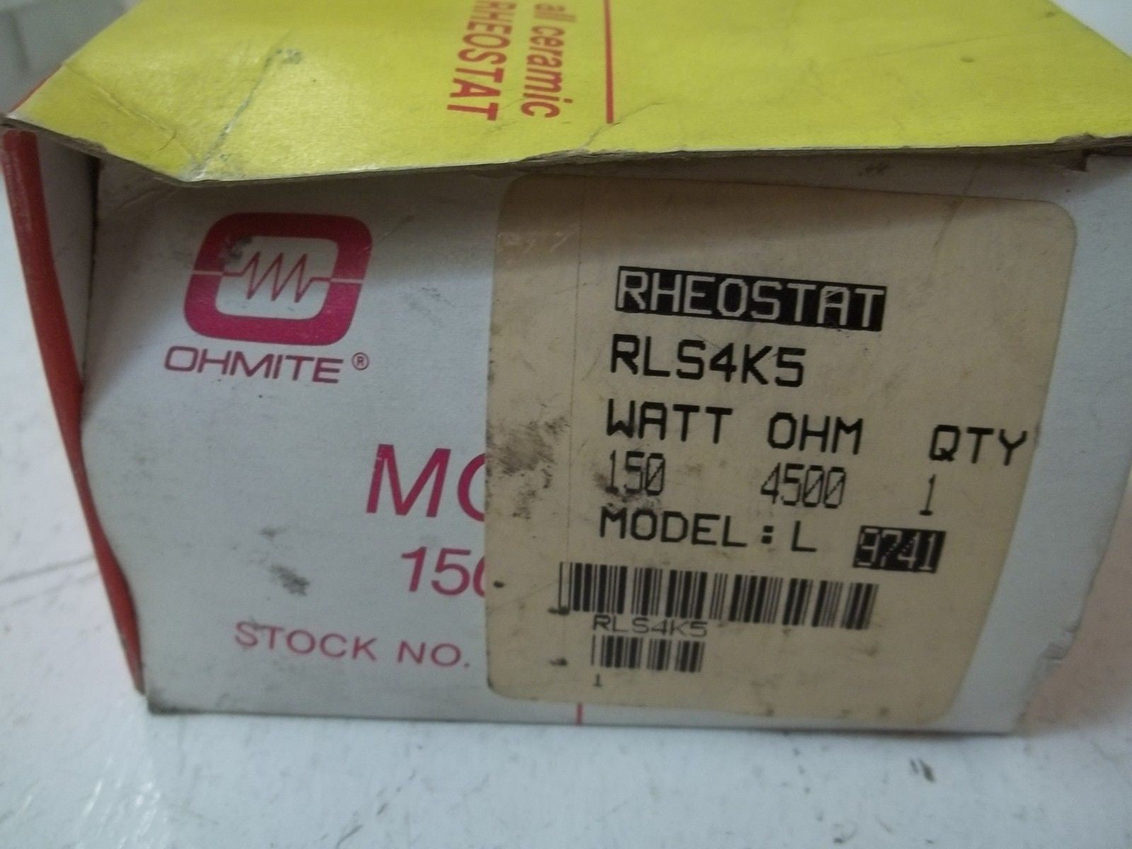 OHMITE RLS4K4 *NEW IN BOX*