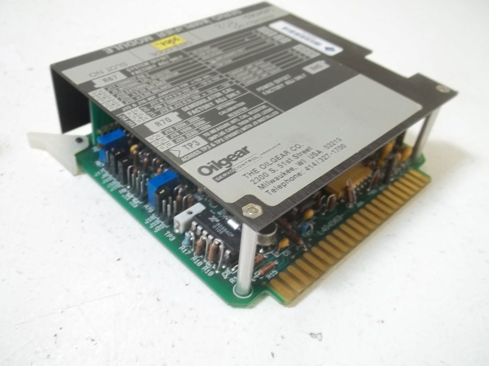 OILGEAR L404563-802 SERVO AMPLIFIER MODULE *USED*