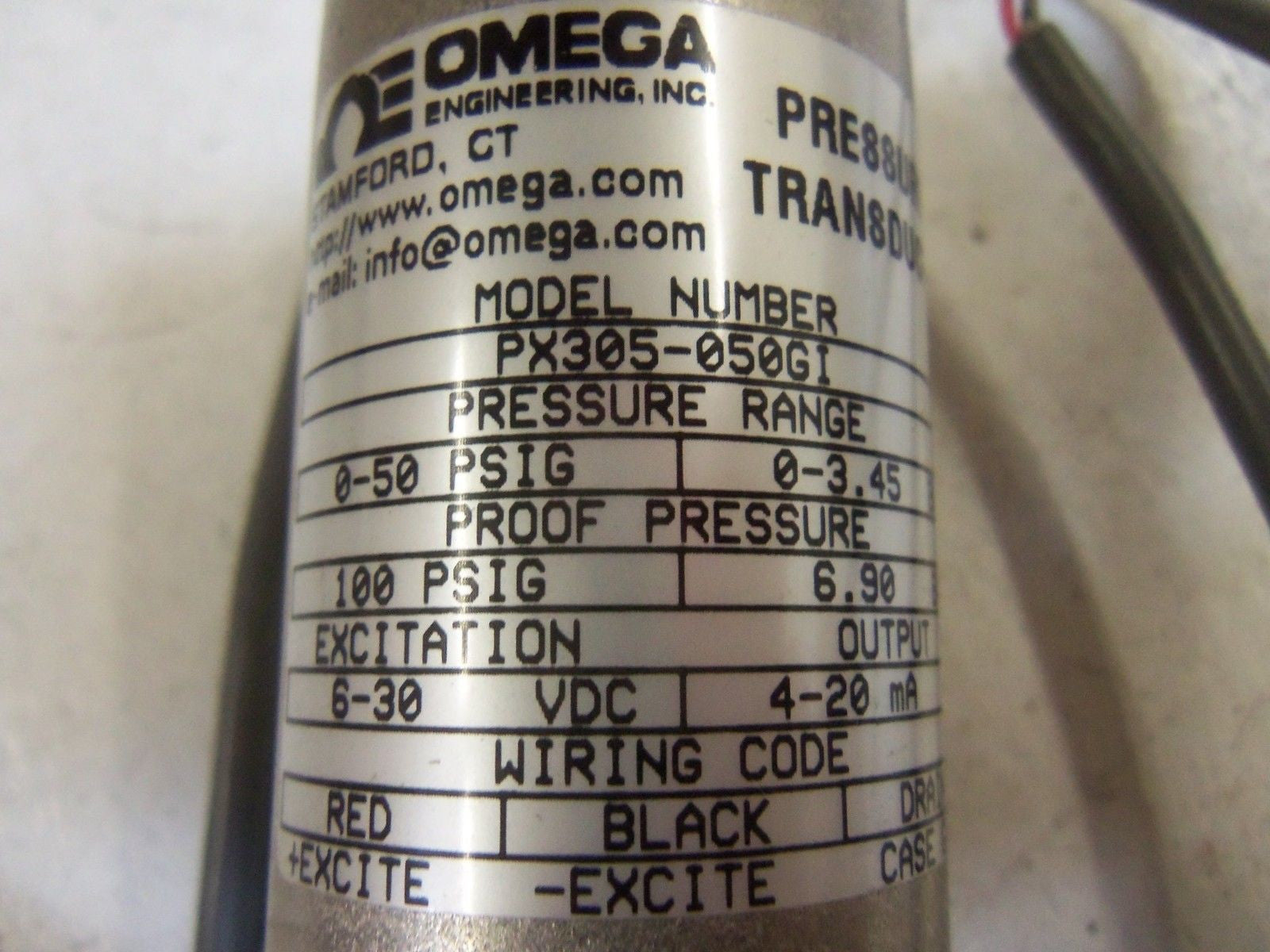 OMEGA PX305-050GI TRANSDUCER *NEW IN BOX*