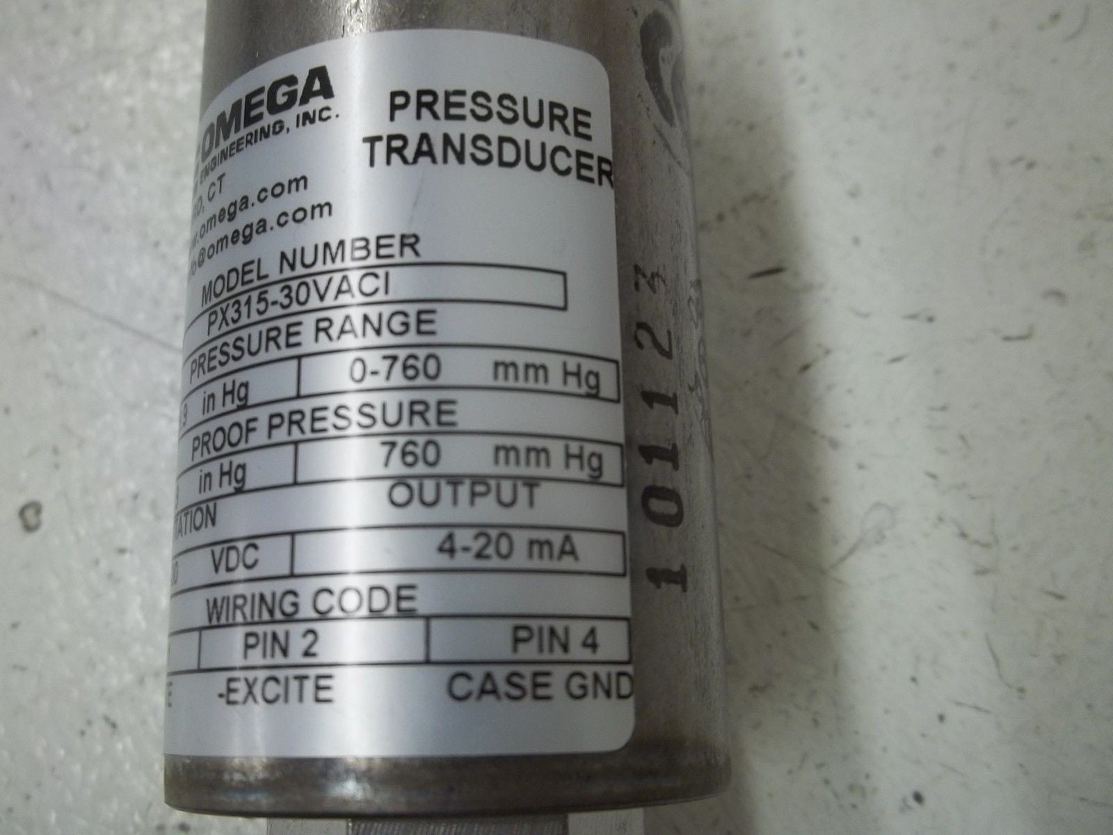 OMEGA PX315-30VAI PRESSURE TRANSDUCER *USED*
