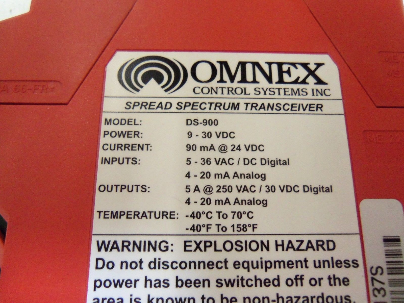 OMNEX DS-900 SPREAD SPECTRUM TRANSCEIVER ASSY-2248-01 *NEW IN BOX*