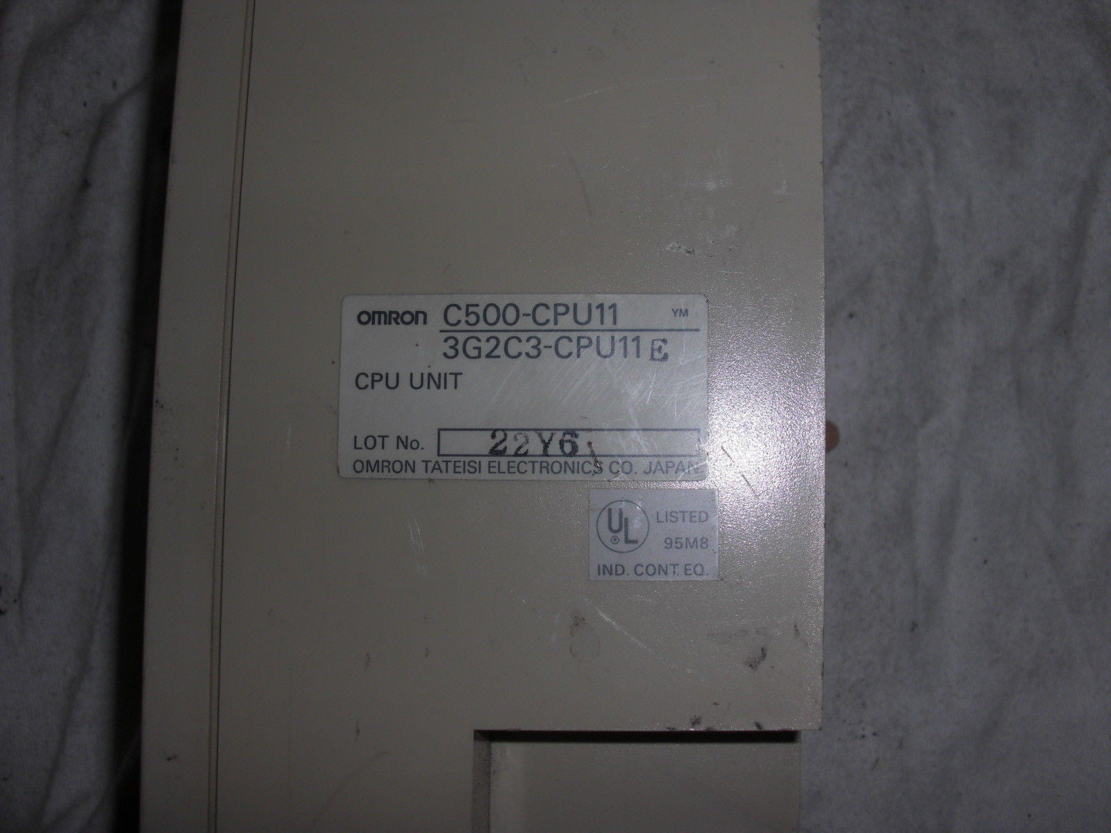 OMRON 500-CPU11/3G2C3-CPU11 *USED*