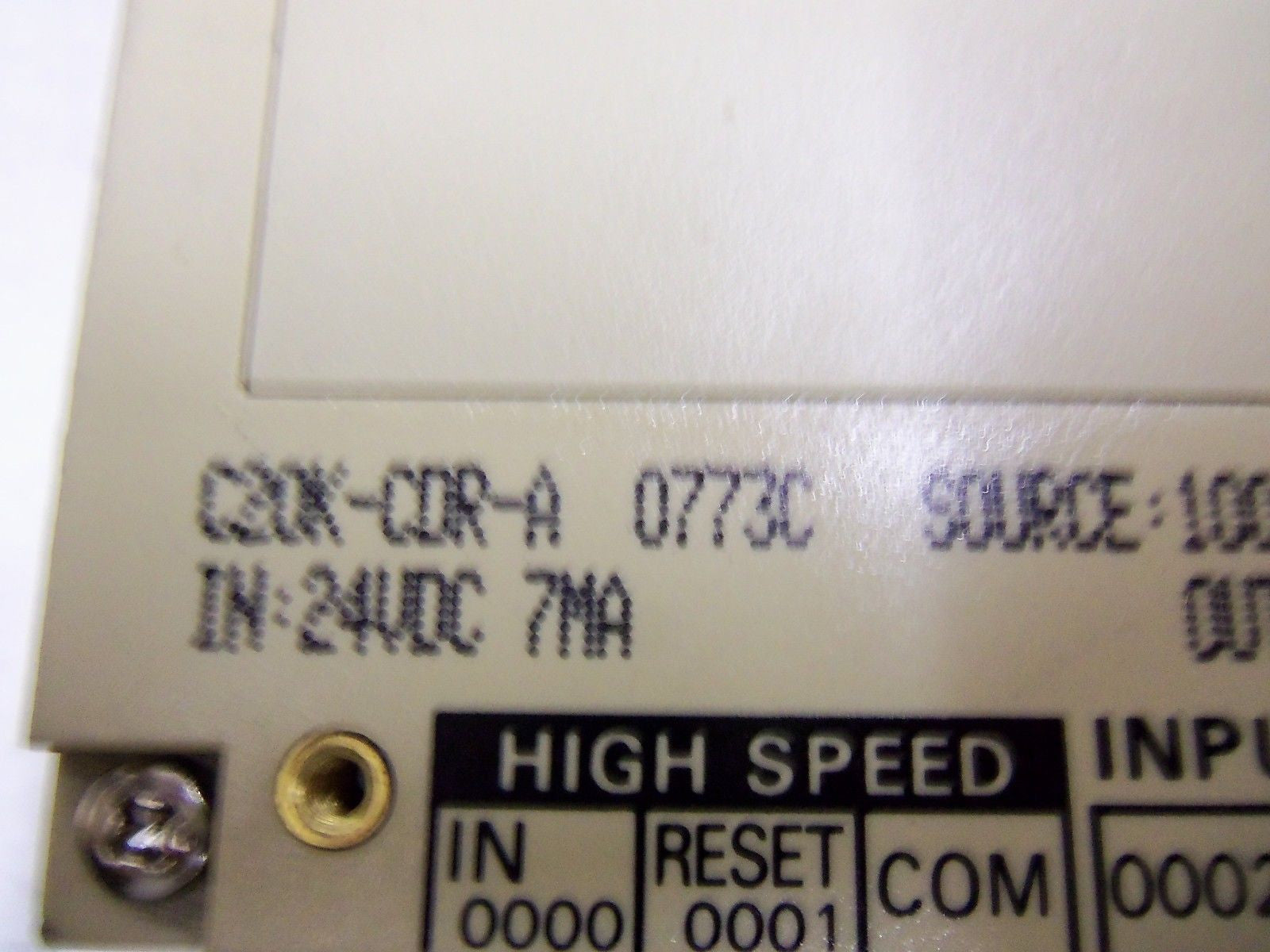 OMRON C20K-CDR-A PROGRAMMABLE CONTROLLER *USED*