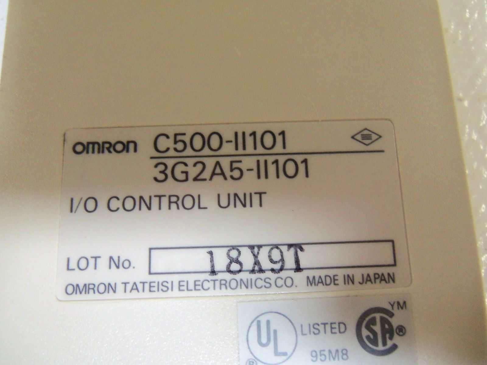 OMRON C500-II101 INTERFACE MODULE *USED*