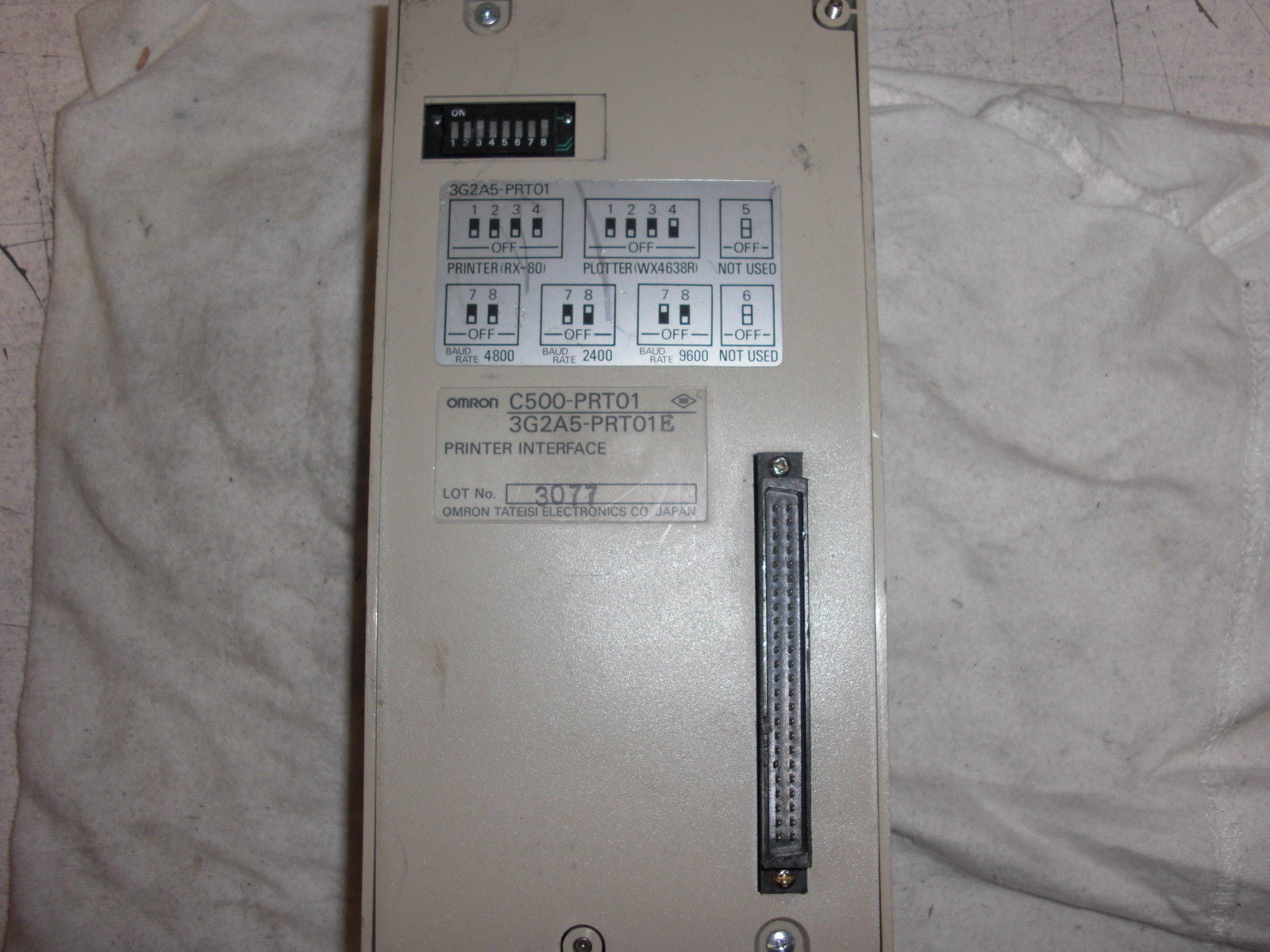 OMRON C500-PRT01/ 3G2A5-PRTO1E *USED*