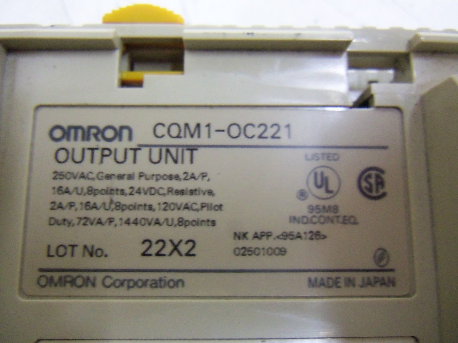 OMRON CQM1-OC221 *USED*