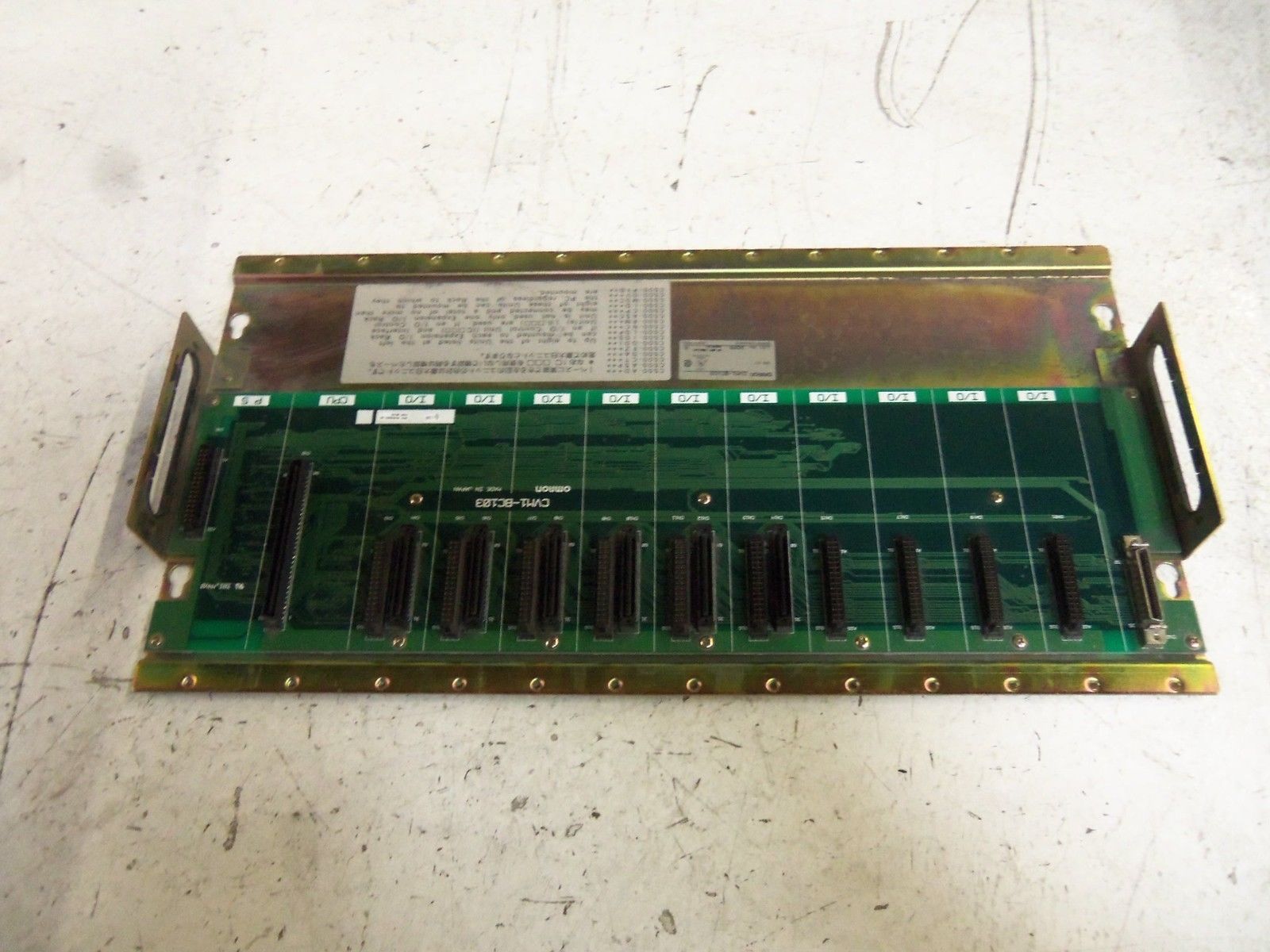 OMRON CVM1-BC103 I/O BACKPLANE *USED*