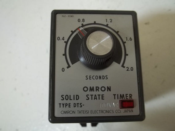 OMRON DTS-100VAC SOLID STATE RELAY *USED*