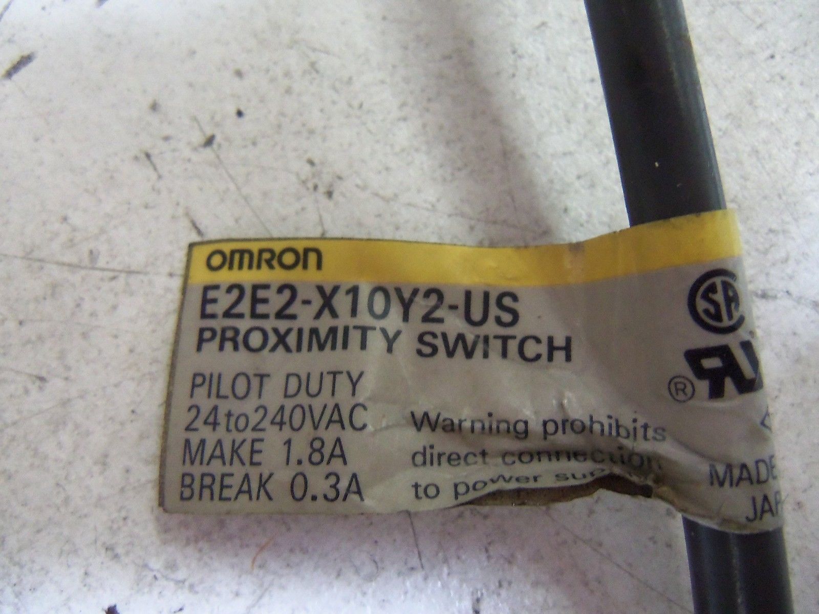 OMRON E2E2-X10Y2-US *USED*