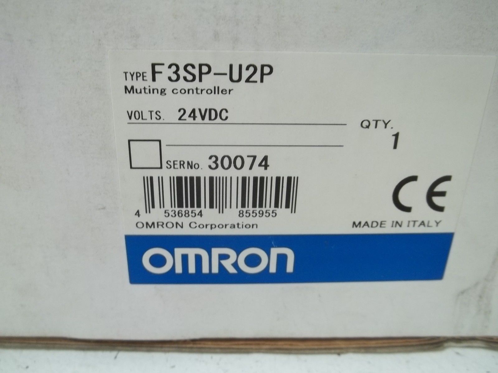 Omron F3SPU2P NSFP * GENUINE * F3SP U2P