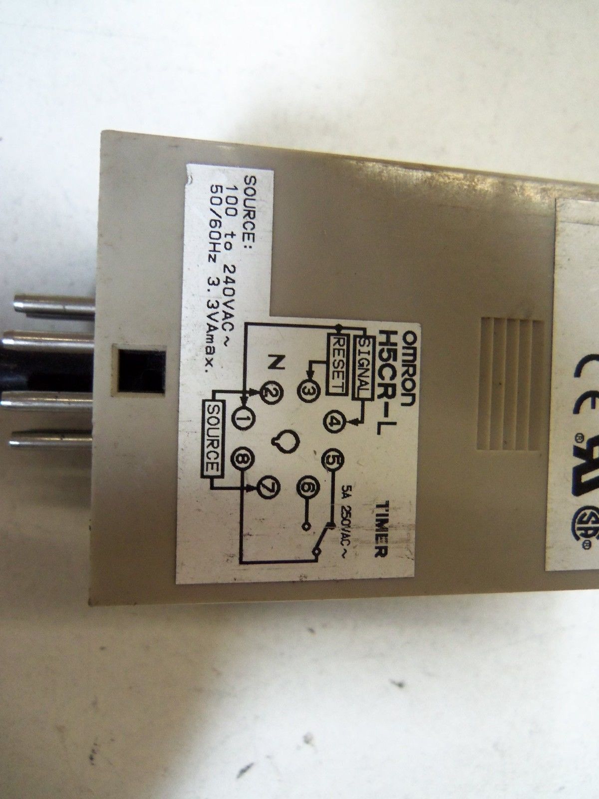 OMRON H5CR-L TIMER *USED*