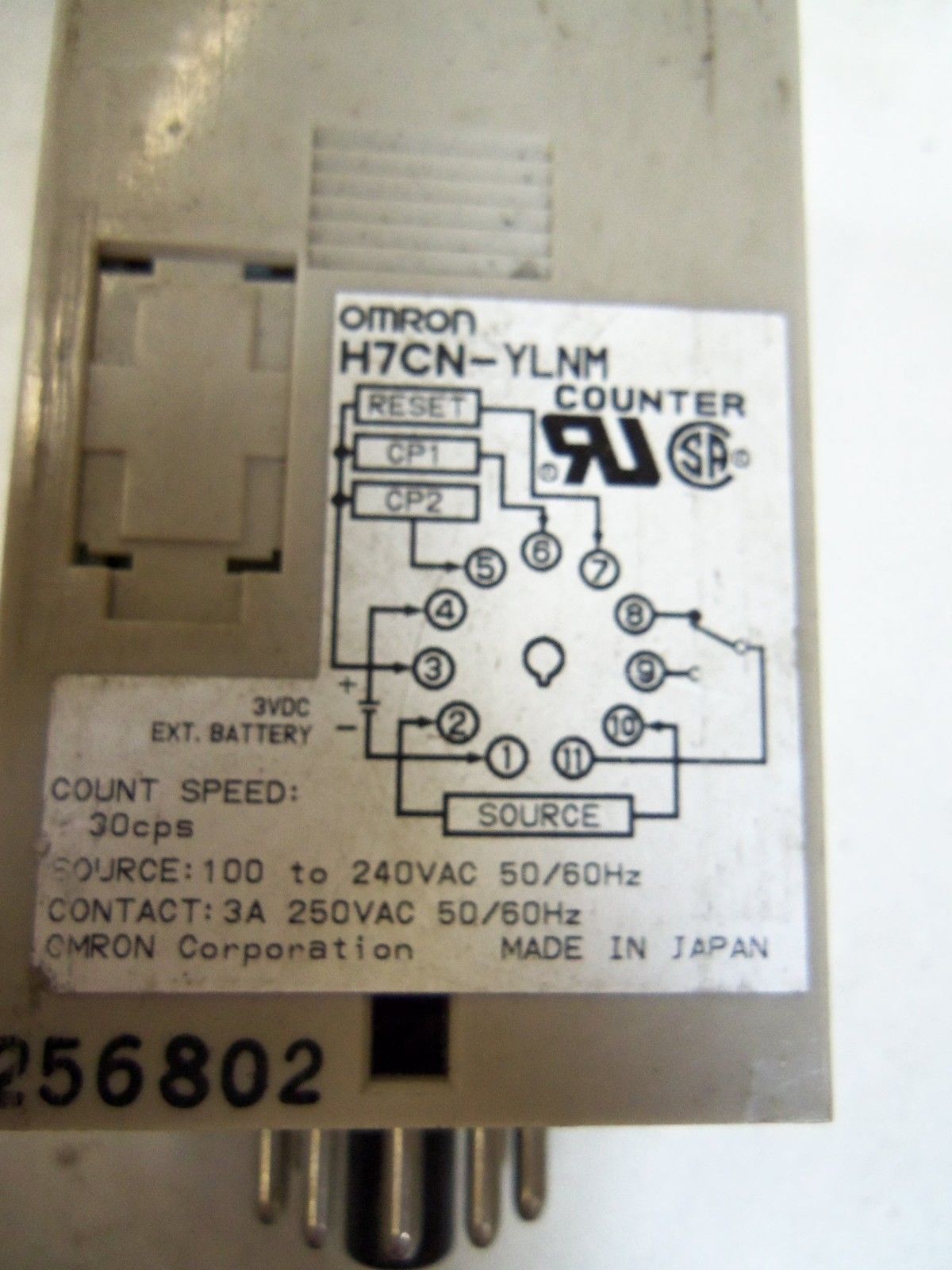 OMRON H7CN-YLNM COUNTER *USED*