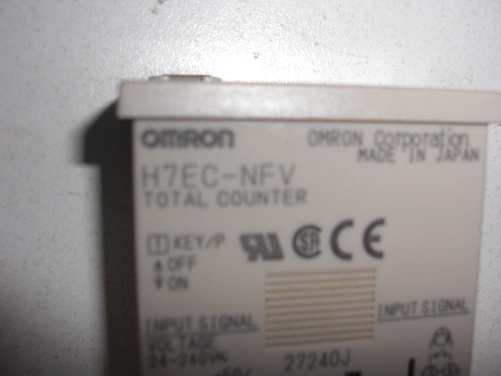 OMRON H7EC-NFV TOTAL COUNTER *USED*