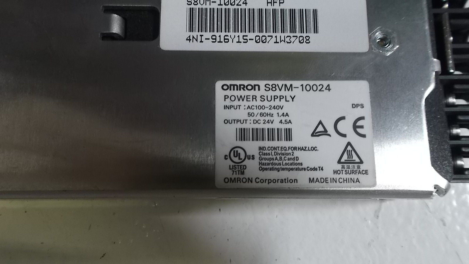 OMRON POWER SUPPLY S8VM-10024 *NEW IN BOX*