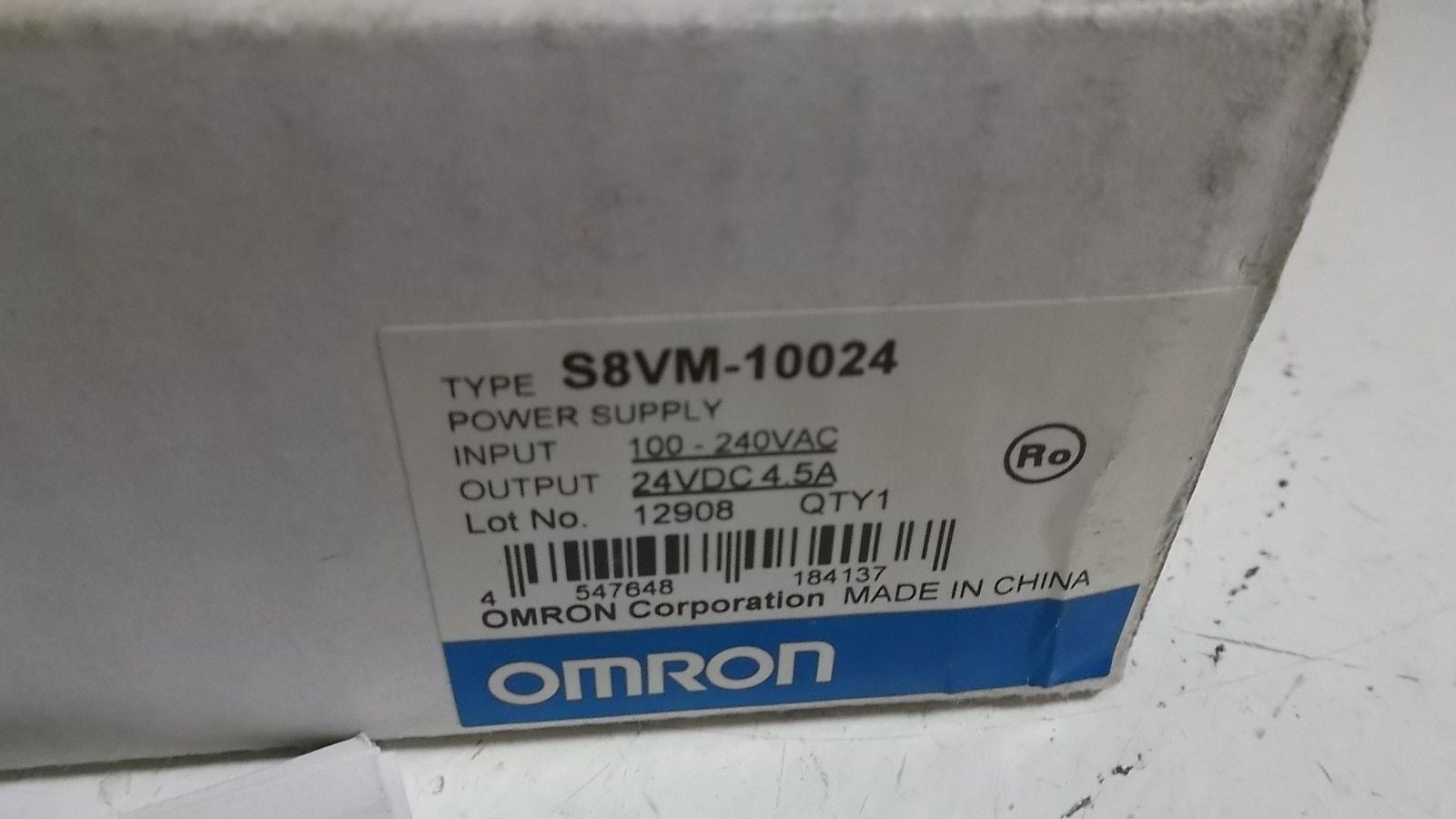 OMRON POWER SUPPLY S8VM-10024 *NEW IN BOX*