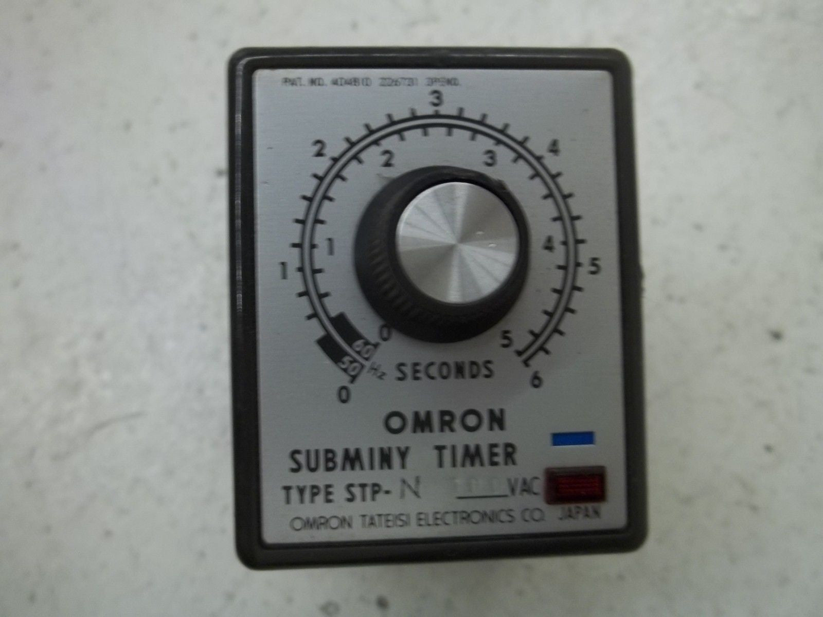 OMRON STP-N SUBMINY TIMER 100VAC *USED*