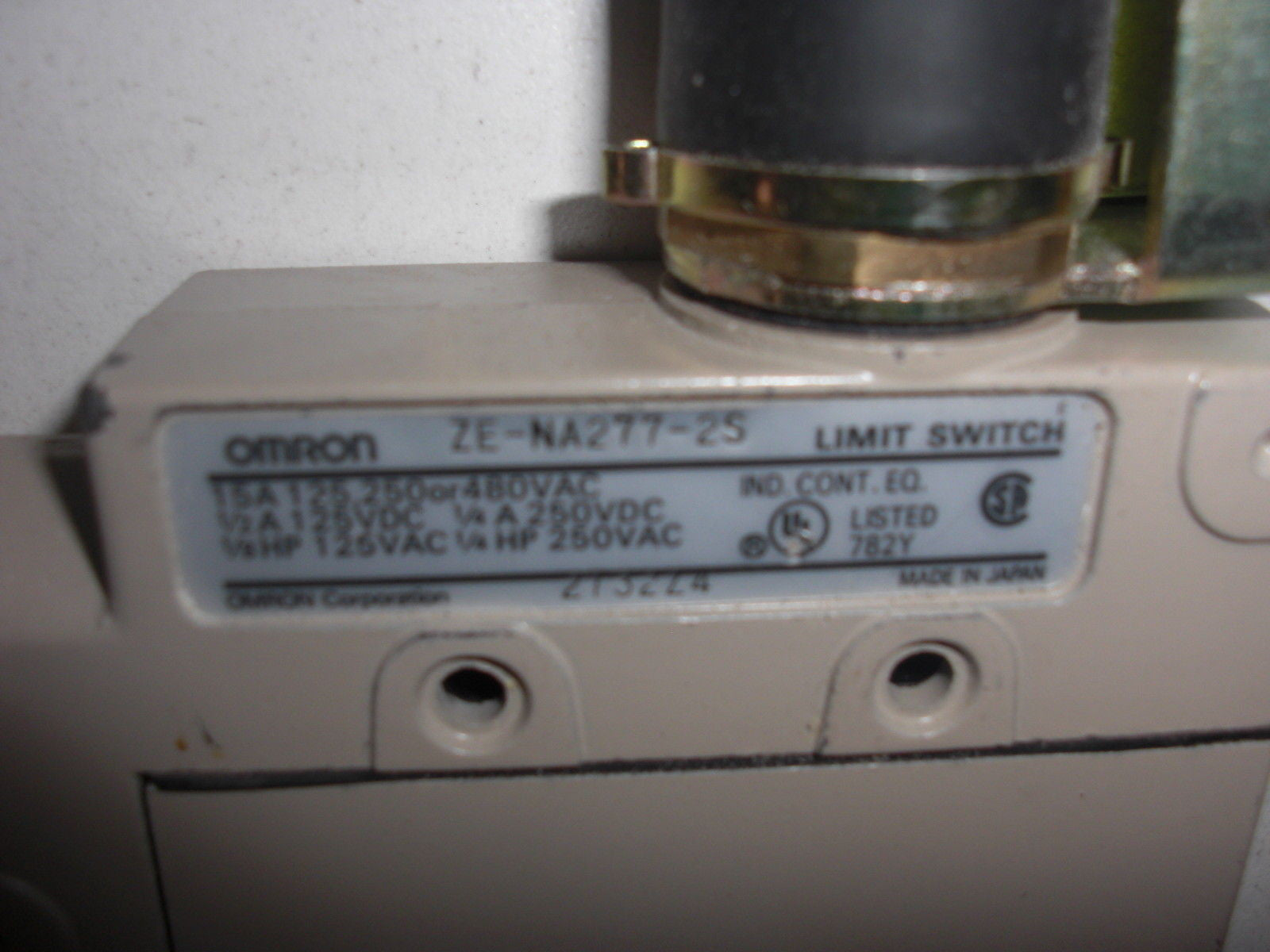 OMRON ZE-NA277-2S *USED*