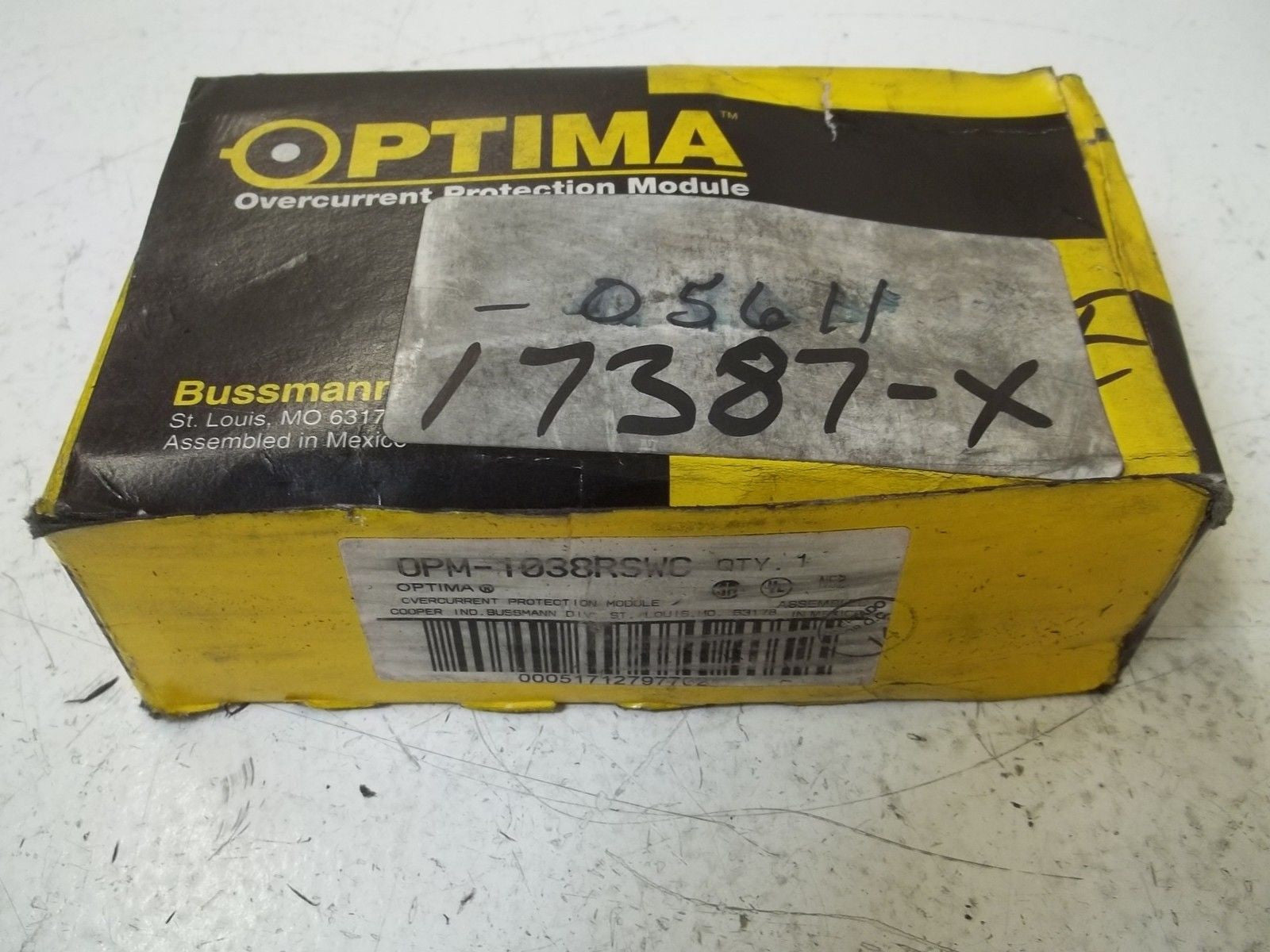BUSSMANN OPM-1038RSWC OVERCURRENT PROTECTION MODULE *NEW IN BOX*