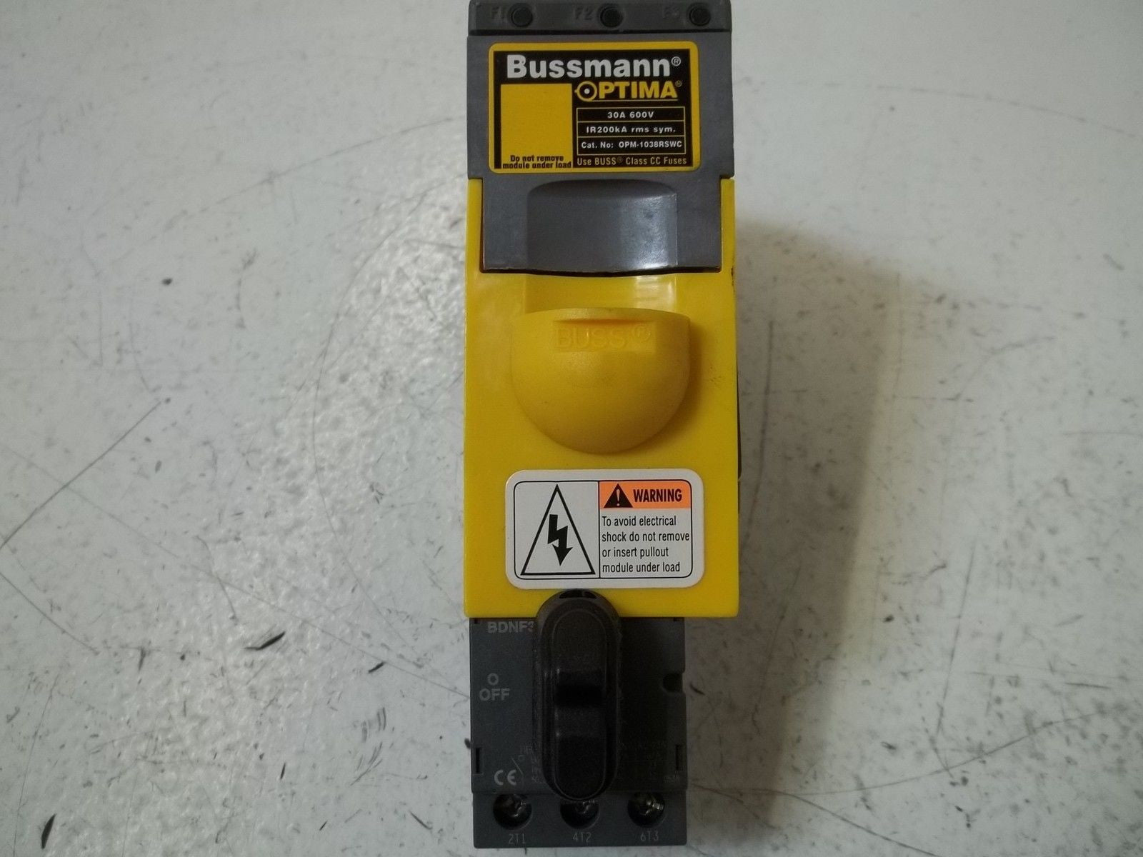 BUSSMANN OPM-1038RSWC OVERCURRENT PROTECTION MODULE *NEW IN BOX*
