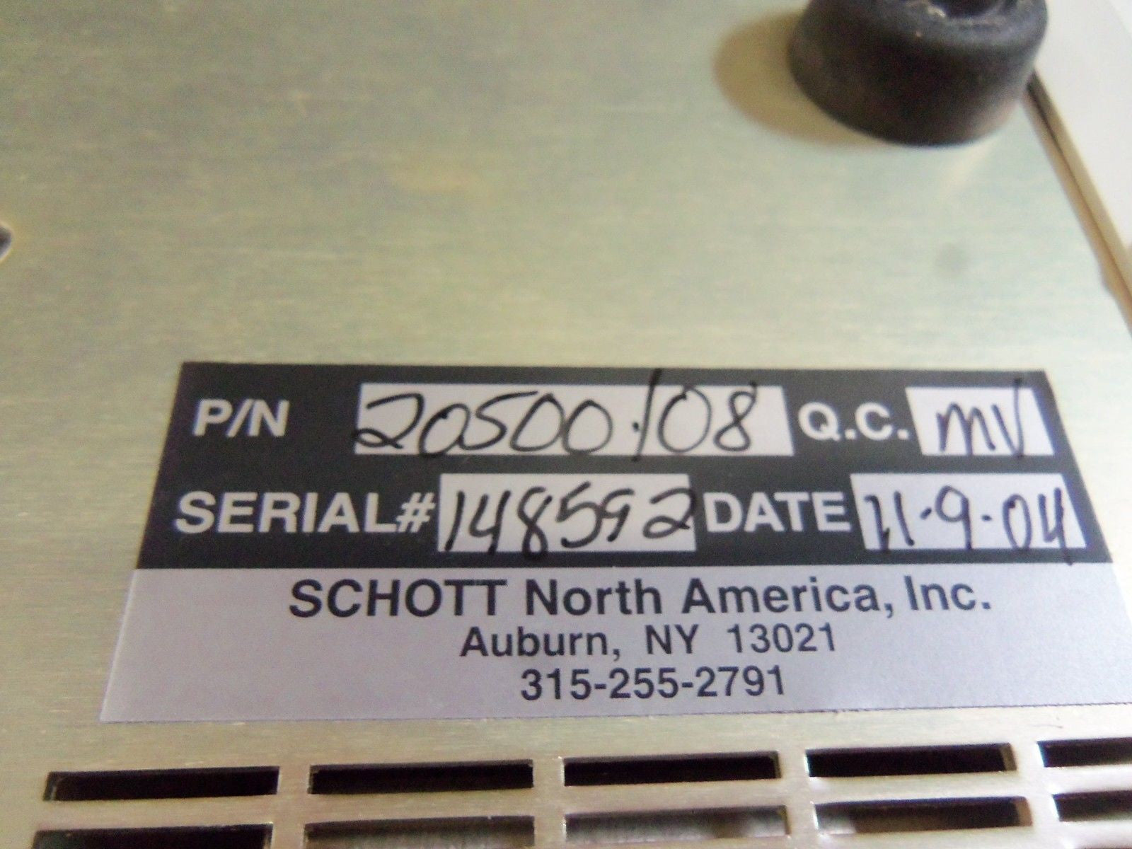OPTISPEC MP35030 LIGHT SOURCE *USED*