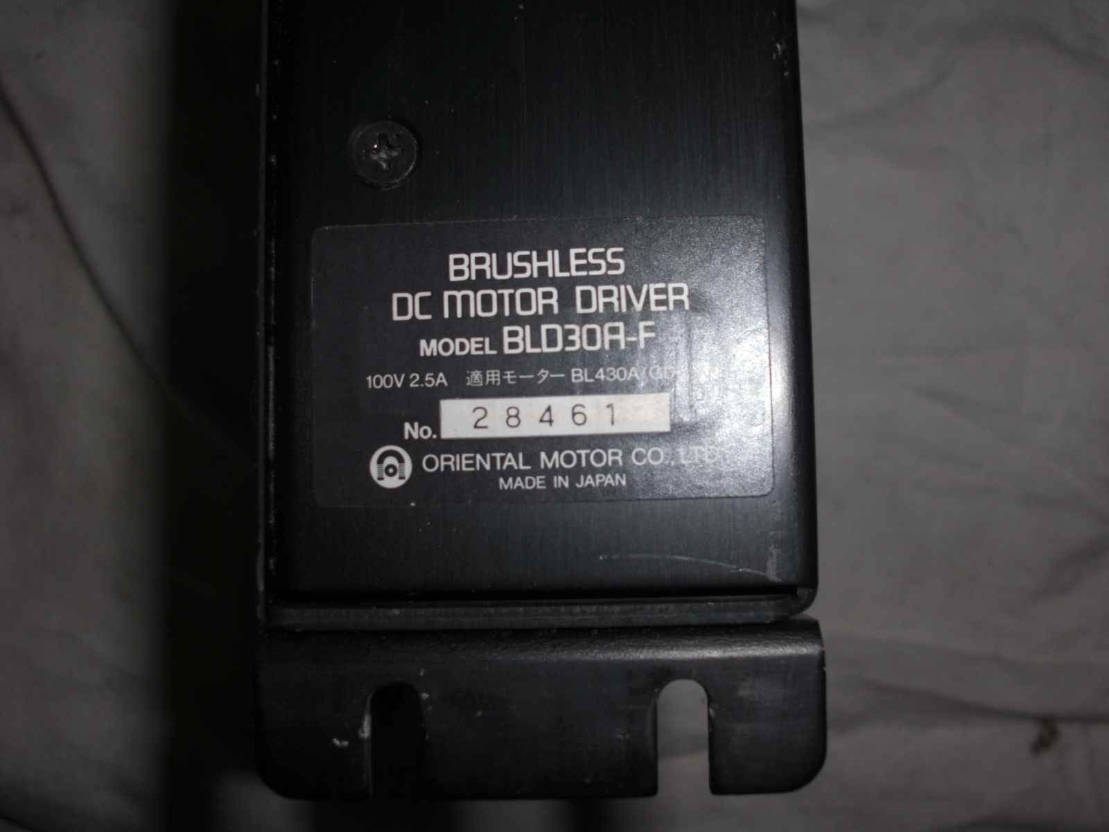 ORIENTAL MOTOR BLD30A-F *USED*