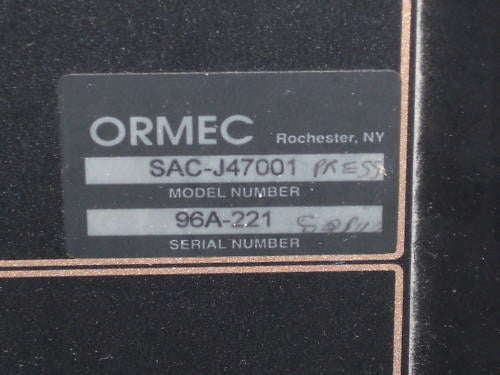 ORMEC SAC-J47001 SERVO DRIVE *USED*