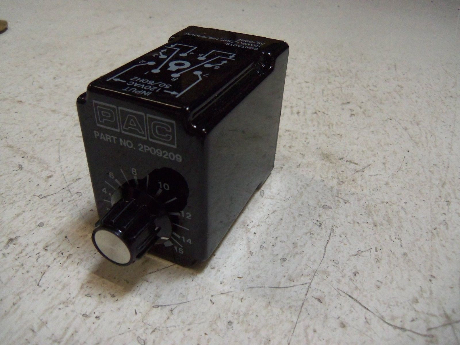 PAC 2P09209 RELAY TIMER *NEW IN BOX*