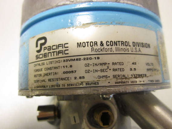 PACIFIC SCIENCE 33VM62-220-19 *USED*