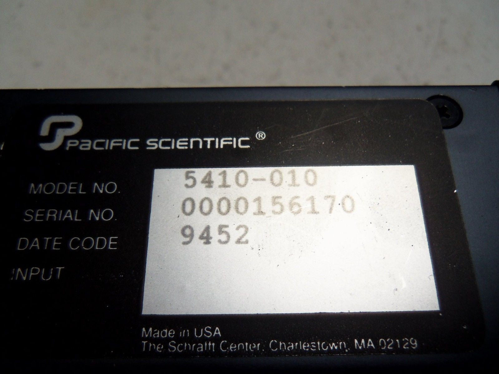 PACIFIC SCIENTIFIC 5410-010 MICROSTEPPING DRIVE *USED*