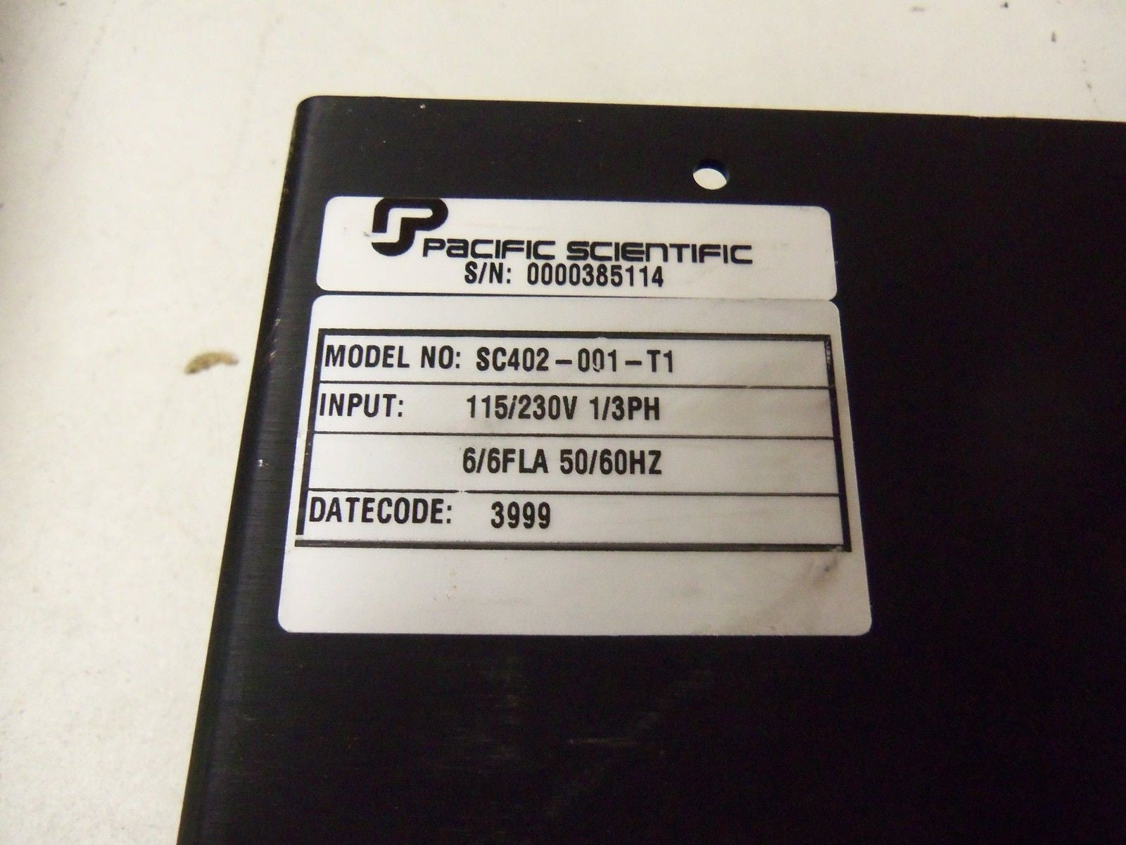 PACIFIC SCIENTIFIC SC402-001-T1 BRUSHLESS SERVO CONTROLLER *NEW NO BOX*