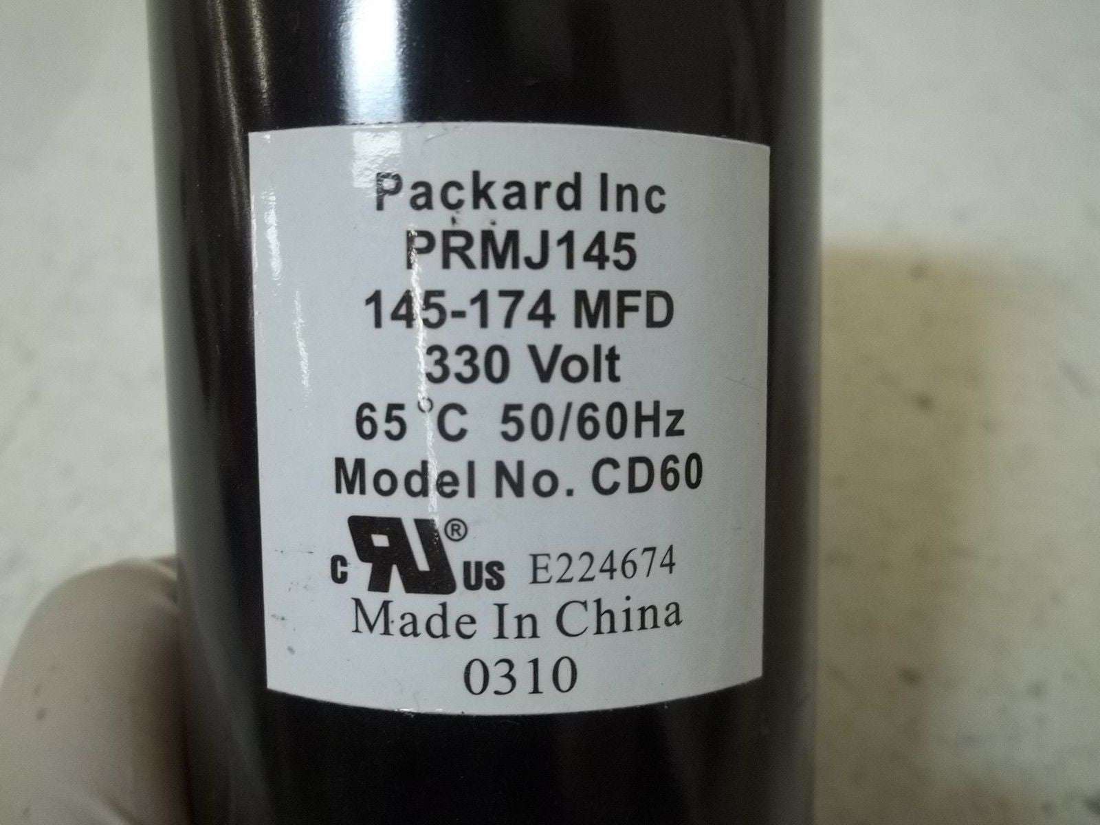 PACKARD INC. PRMJ145 START CAPACITOR *NEW IN BOX*