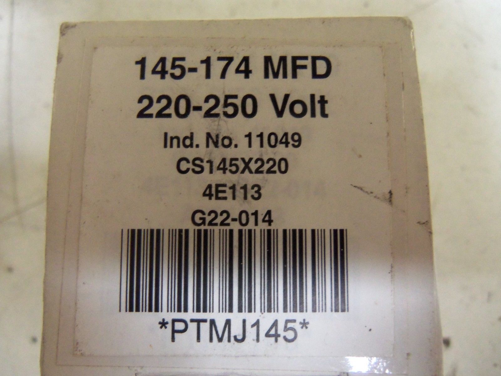 PACKARD PTMJ145 MOTOR START CAPACITOR CD60 *NEW IN BOX*
