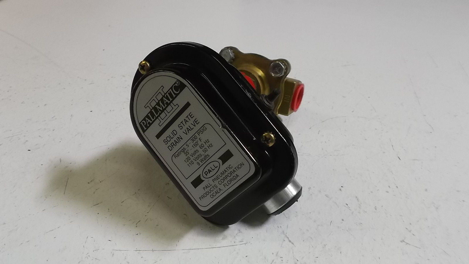 PALLMATIC III SOLID SATE DRAIN VALVE 5-300 PSI 35/150F *NEW NO BOX*